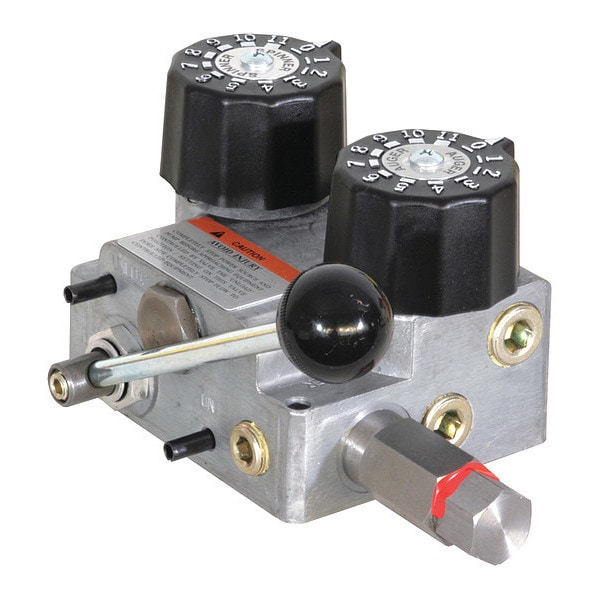 3/4 Inch NPT Dual Flow Hydraulic Spreader Valve And Console 7-15 GPM