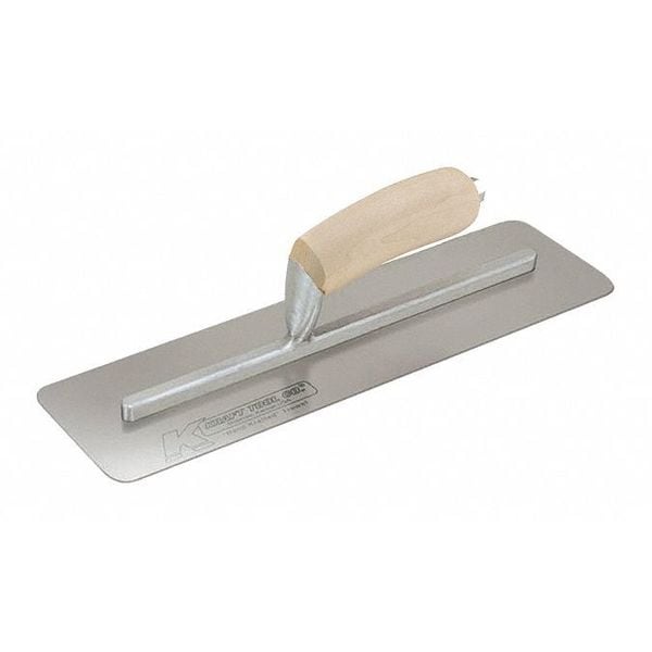 Silo Trowel, Carbon Steel, Wood Hndl, 14x4"