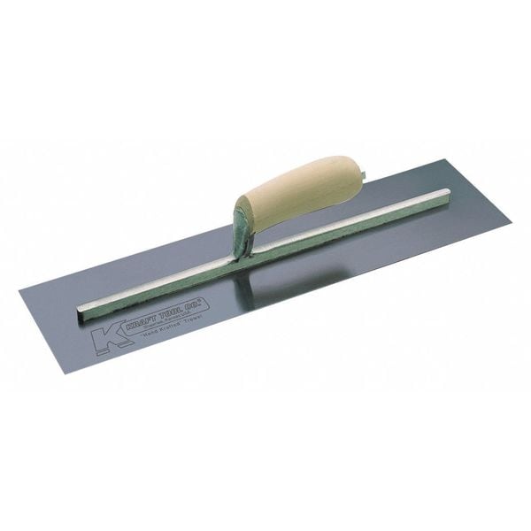 Cement Finish Trowel, BS, 10x4", Wood Hndl