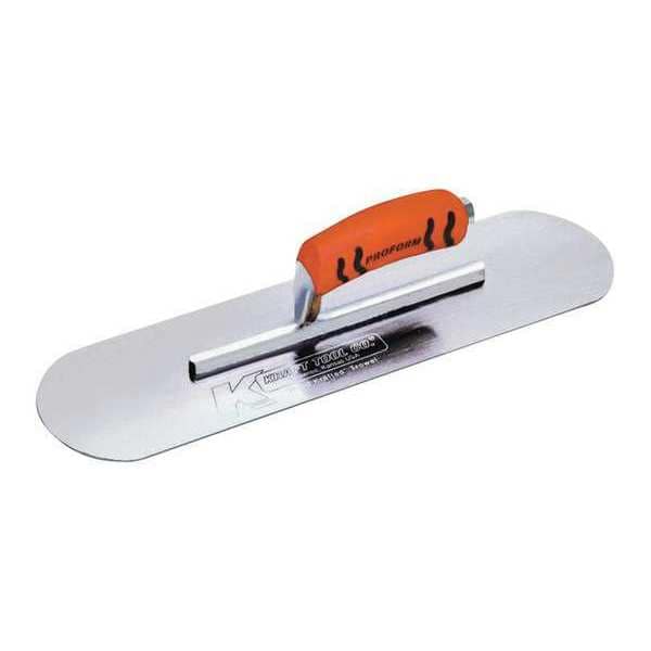 Pool Trowel, Chrome, No Burn, 10x3"