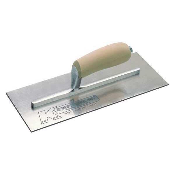 Drywall Trowel, 12x4-1/2", Wood Handle