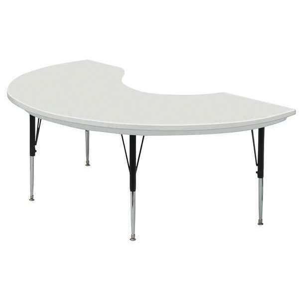 Kidney Adjustable Height Activity Kids School Plastic Blow Molded Table, Blow Molded Plastic