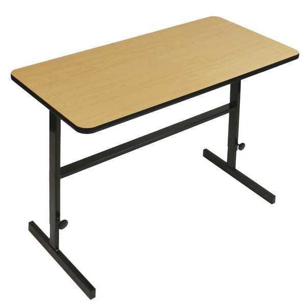 30"x 60" Standing Height Workstation, Maple