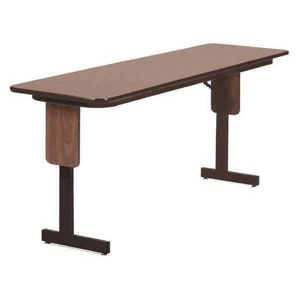 Rectangle Panel Leg Folding Seminar Training Table, 24" W, 60" L, 29" H, High Pressure Laminate Top