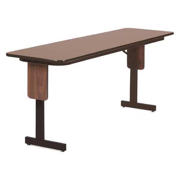 Rectangle Panel Leg Folding Seminar Training Table, 24" W, 72" L, 29" H, High Pressure Laminate Top