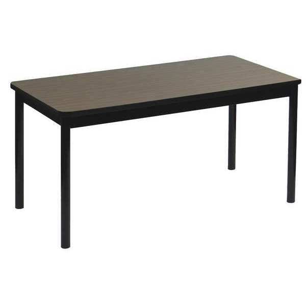 Rectangle Library Table, 29" H, Walnut