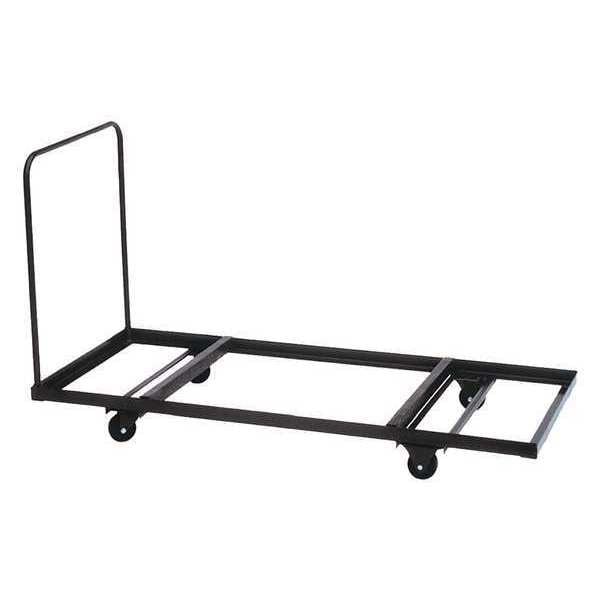 Rectangle Table Truck for Rectangle Folding Tables, 72" L, 30" W, Walnut