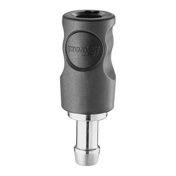 Safety C Coupler, 1/2" Hose Barb