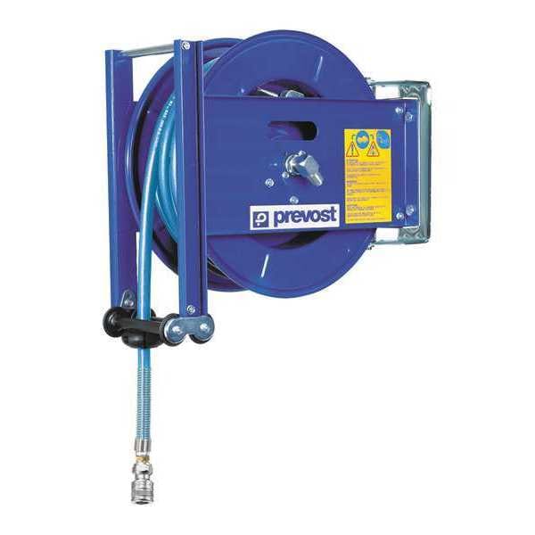 Prevost 5/8" x 50 ft. Hose Reel, Max 145 psi, w/Hose