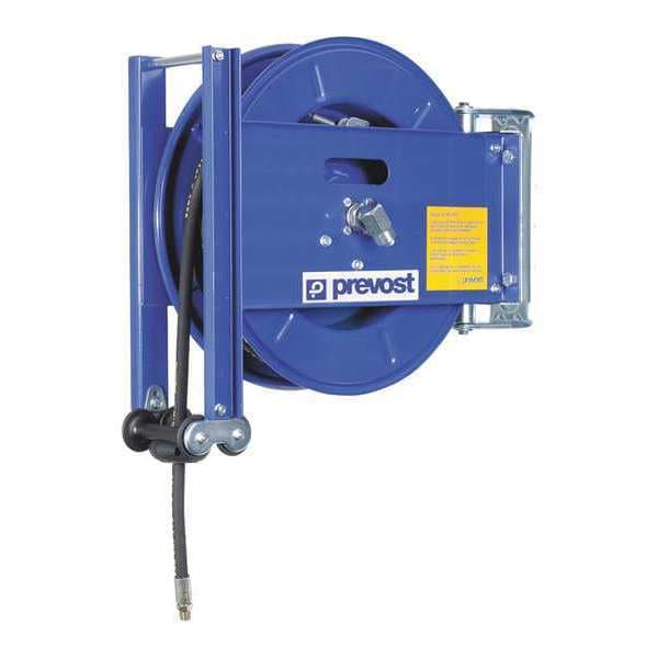 Prevost 1/2" x 33 ft. Oil Hose Reel, Max 870 psi, w/Hose
