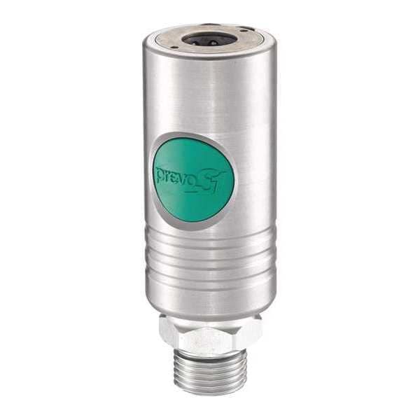 High Flow Safety Coupler, 1/2 In MNPT