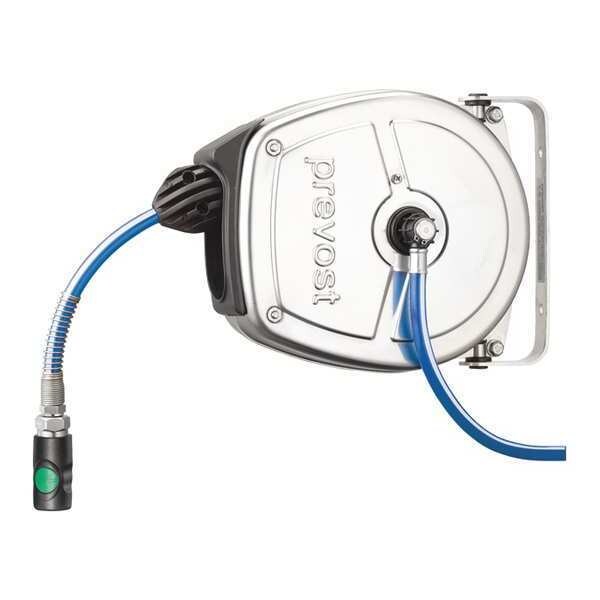 5/16" x 17 ft. Stainless Enclosed Hose Reel, 175 psi, w/Hose