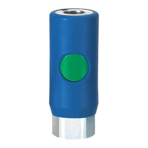 European High Flow Coupler, 3/8" FNPT