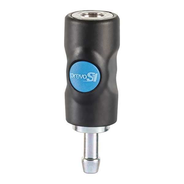 Industrial Safety Coupler, 3/8" Barb