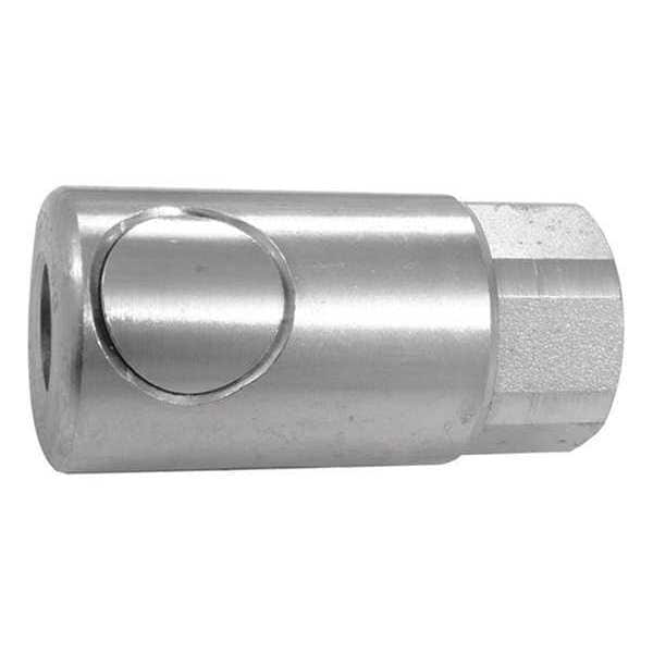 Industrial Metal Coupler, 1/2" FNPT