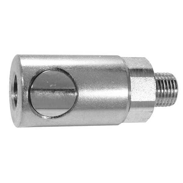 Industrial Metal Coupler, 1/4" MNPT