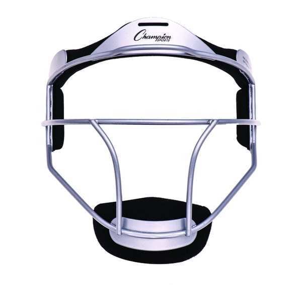Adult SoftBall, Fielders Mask, Silver