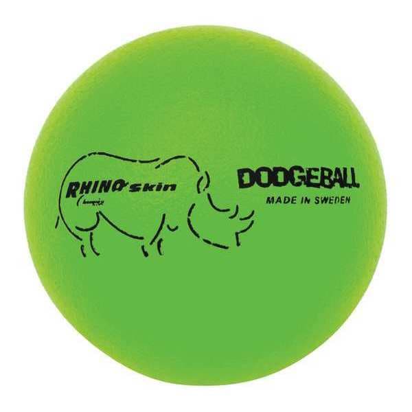 Rhino Skin DodgeBall, 6" LwBon, Green, PK6