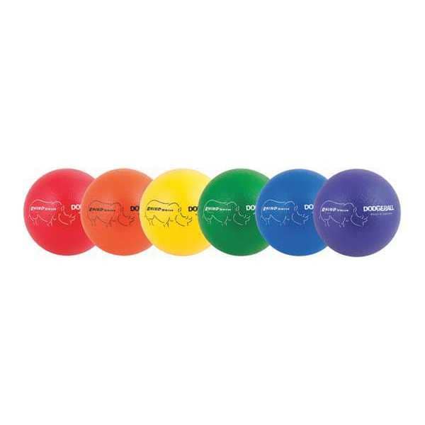 Rhino Skin LwBon DodgeBall, 8", Muti, PK6
