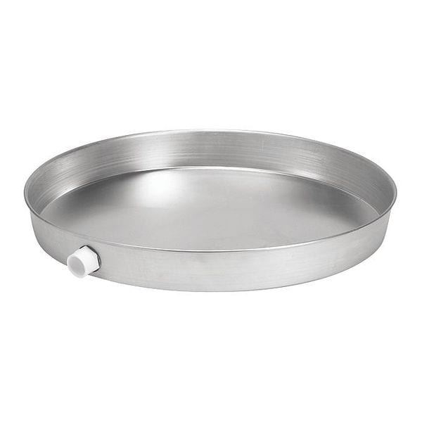 Aluminum, water Heater Pan, 20", w/1"CPVC
