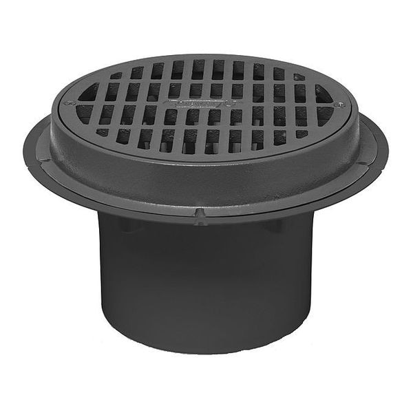 Roof Drains PVC Roof Drain, PVC, Plastic, 4"