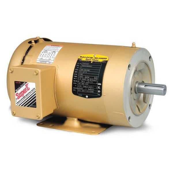 Three-Phase AC Induction Motor, 15 HP, 215TC Frame, 230V AC, 460V AC Voltage, 3,500 Nameplate RPM