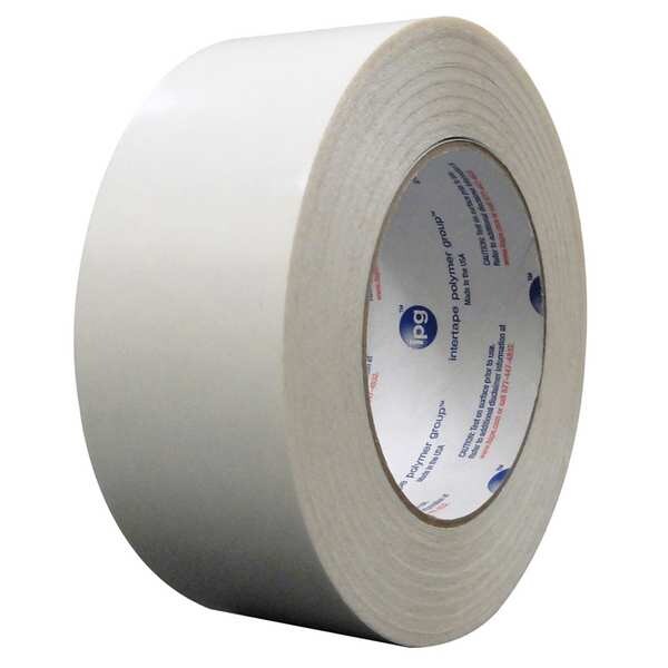 Double-Coated Tape, 5 11/16 in W, 60 yd L, 7.9 mil, Polyester Film, Double-Sided, 8 PK