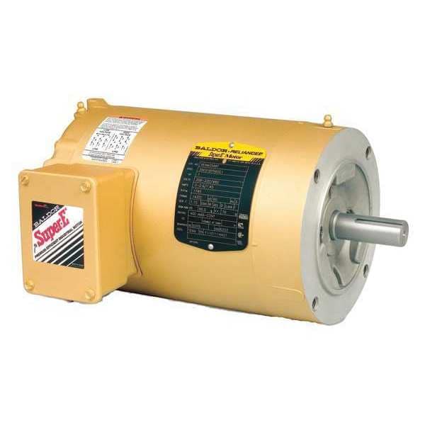 Three-Phase AC Induction Motor, 1 HP, 143TC Frame, 230V AC, 460V AC Voltage, 1,770 Nameplate RPM