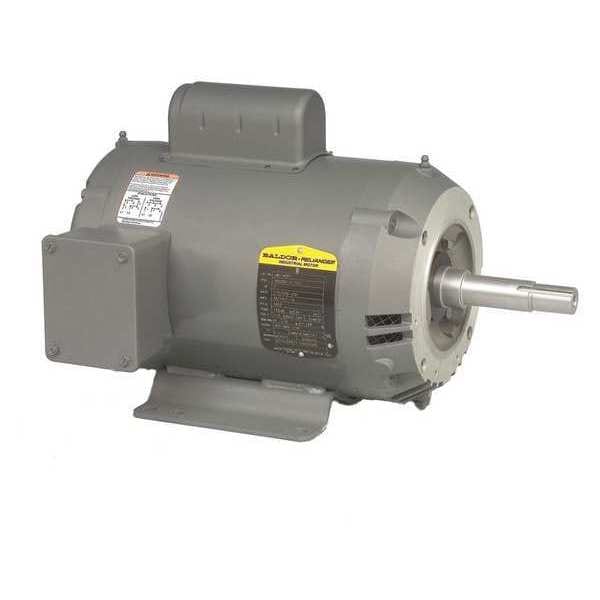 Capacitor-Start/Run Close-Coupled Pump Motor, 7 1/2 HP, 215JM Frame, 230V AC Voltage
