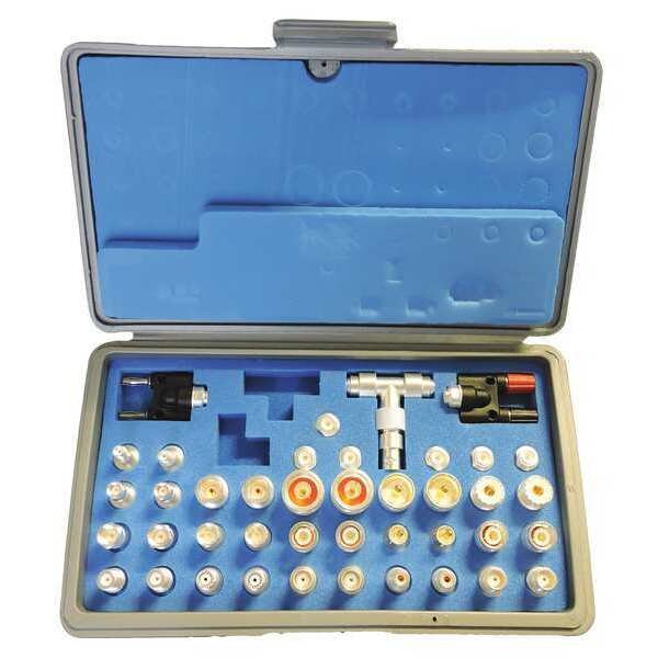 Coax Adaptor Connector Kit, Delux, 41 pcs