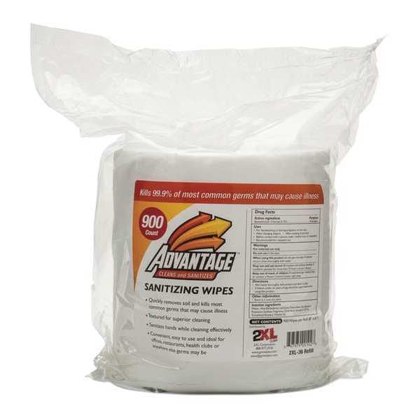 Advantage Sanitizing Wipes - 900ct Refill - 4 PK