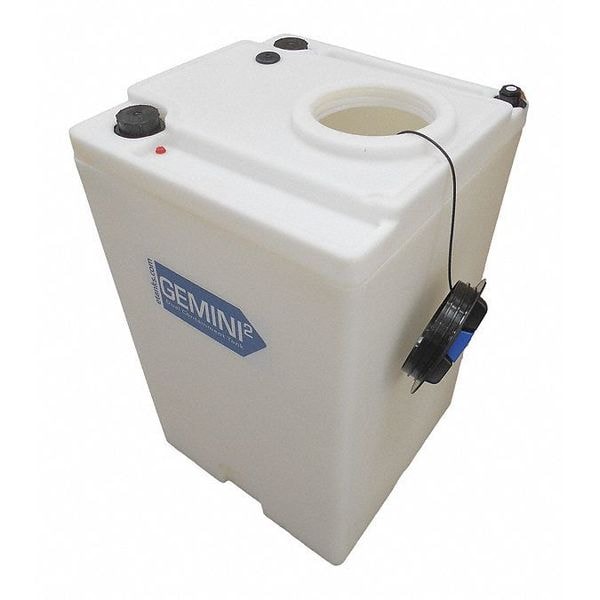 Storage Tank, Double Wall Square, LDPE 1.9, Nat, 70 Gal