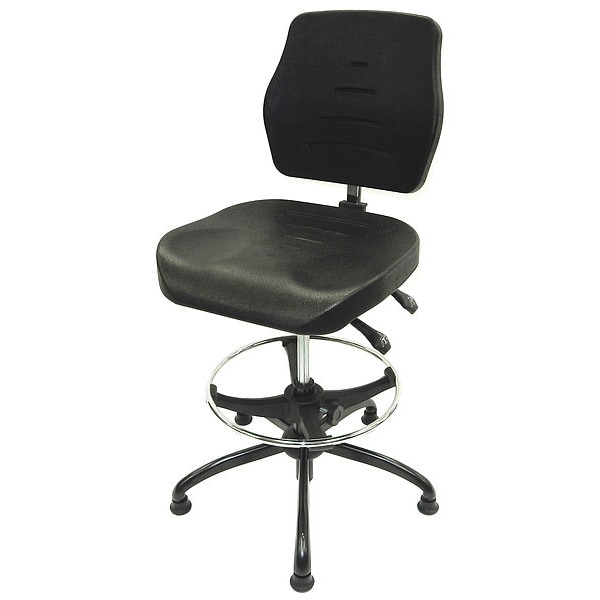 Workbench Chair, Polyurethne Foot, 300 lb.