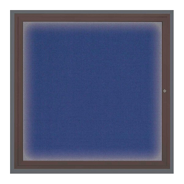 Corkboard, Lghtd, Fbrc, Brnz/Cobcc, 1, 48x48"