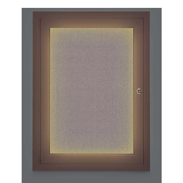 Corkboard, Lightd, Fbrc, Brnz/Surf, 1, 18x24"