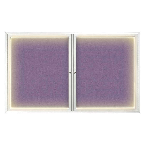 Corkboard, Lght, Fbrc, 2, Satin/Amthy, 60x36"