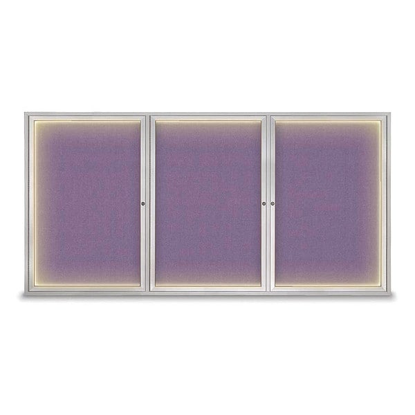 Corkboard, Lght, Fbrc, 3, Satin/Amthy, 96x48"