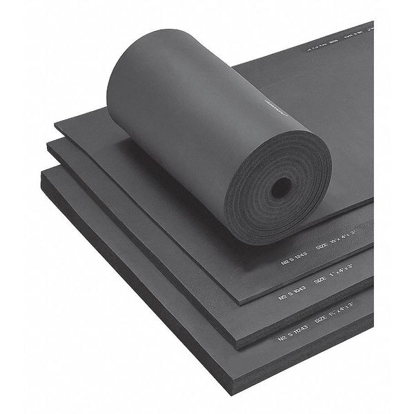 EPDM Sheet, Rubber, 3 ft. x 4 ft. x 1/2" Wall