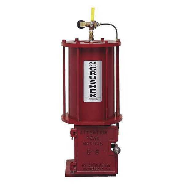 6 ton Pneumatic SUV Oil Filter Crusher