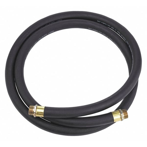 FuelHose, 1inID, 12ftL, 1-3/8inOD, Nitrile