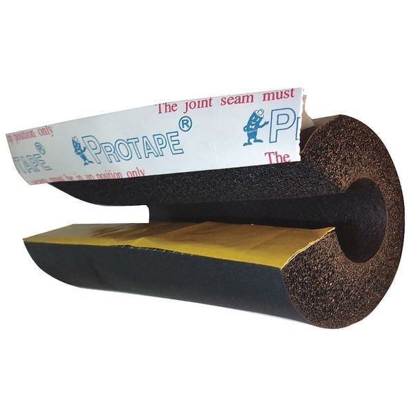 Self-Seal Insulation, Rubber, 3-1/2"x 1/2" Wall