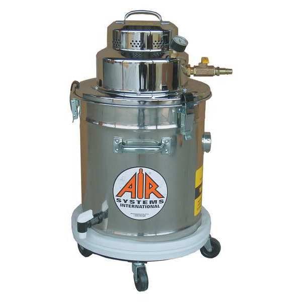 HEPA Vacuum System, Pneumatic, 5 gal., Hose Dia. 1/2", 100 to 170 cfm