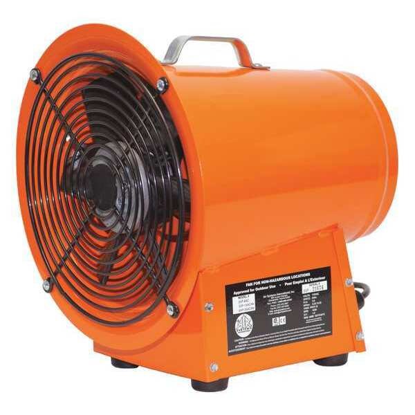 Axial Fan, 12VDC, 8", Battery Clips