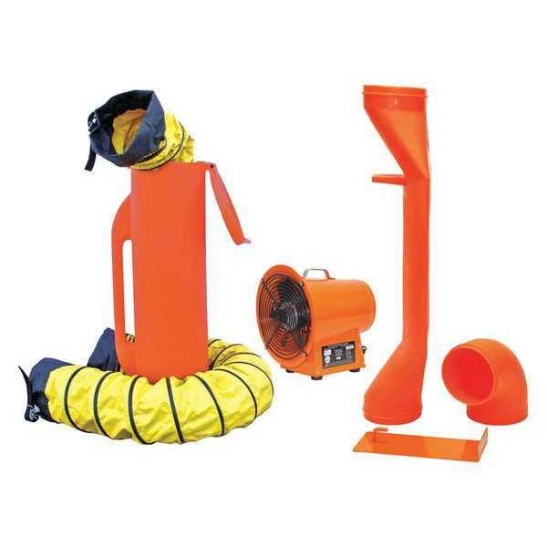 Fan with Ventilation Kit, 12 VDC, 8"