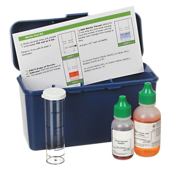 Nitrite Test Kit, 1 Drop -50 Ppm As NaNO2