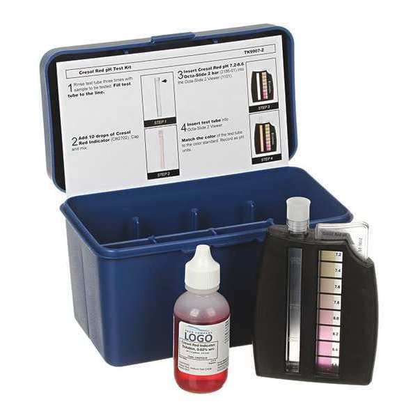 PH Test Kit, Cresol Red, 7.2-8.6 pH