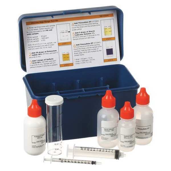Chlorine High Range Kit, 1 Drop - 50ppm