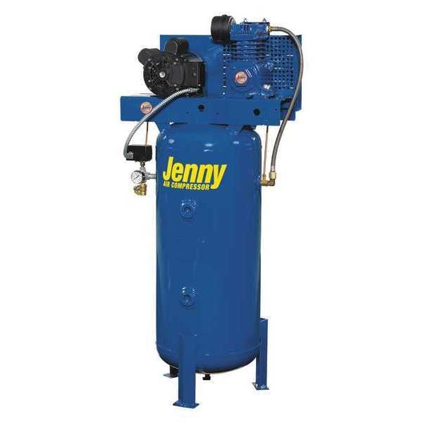 Air Compressor, Stationary, 8.0cfm, 125 psi