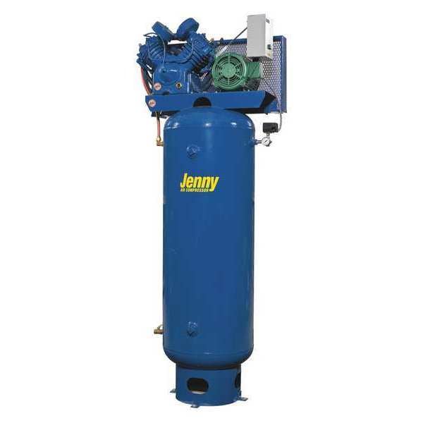 Air Compressor, Stationary, 27.2cfm, 175psi, Phase: 3