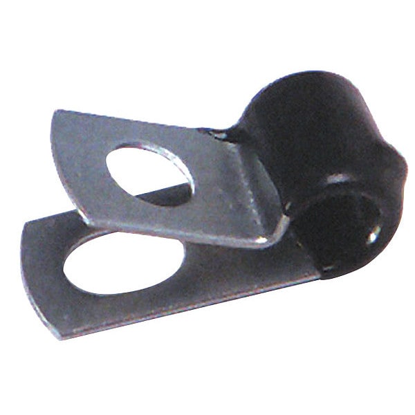 Vinyl Insul. Steel Clamps, 1/2", PK100